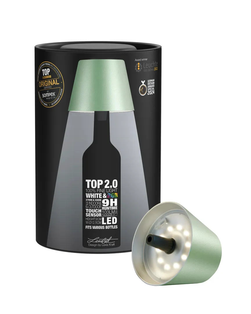 Flaschenleuchte "Top 2.0" detail