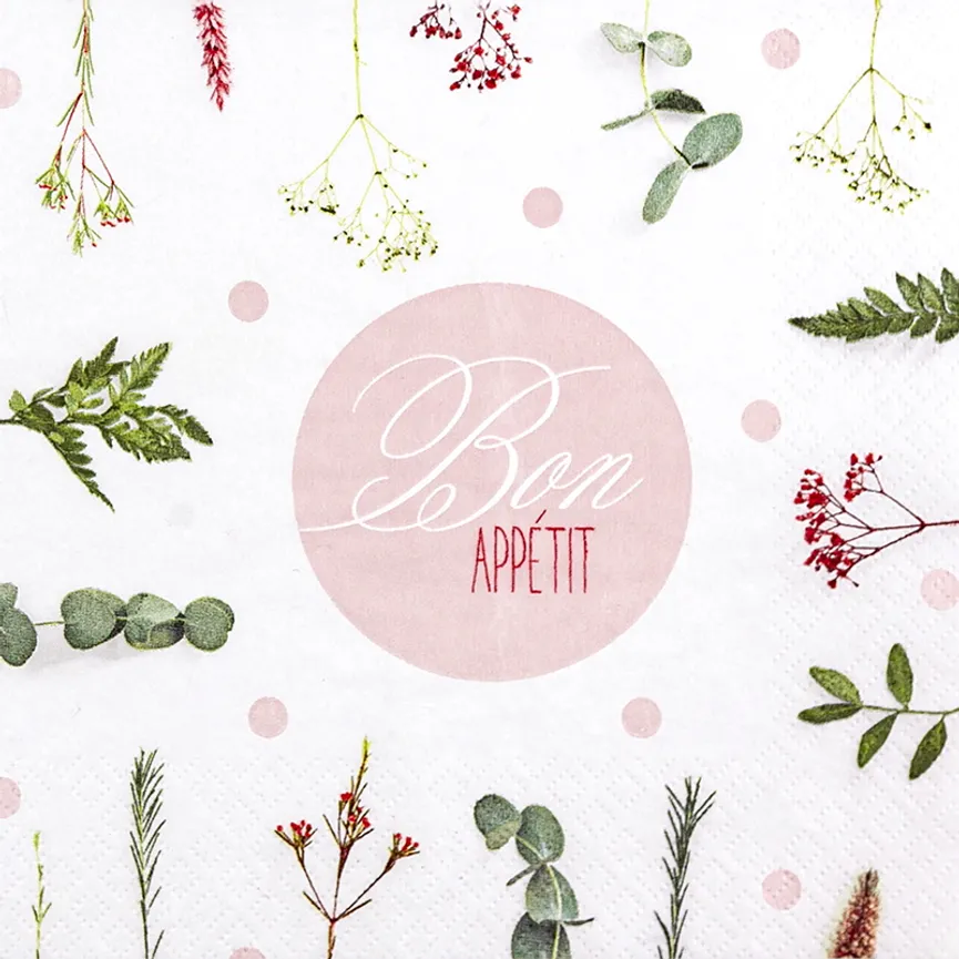 Serviette "Bon Appétit" hauptaufnahme