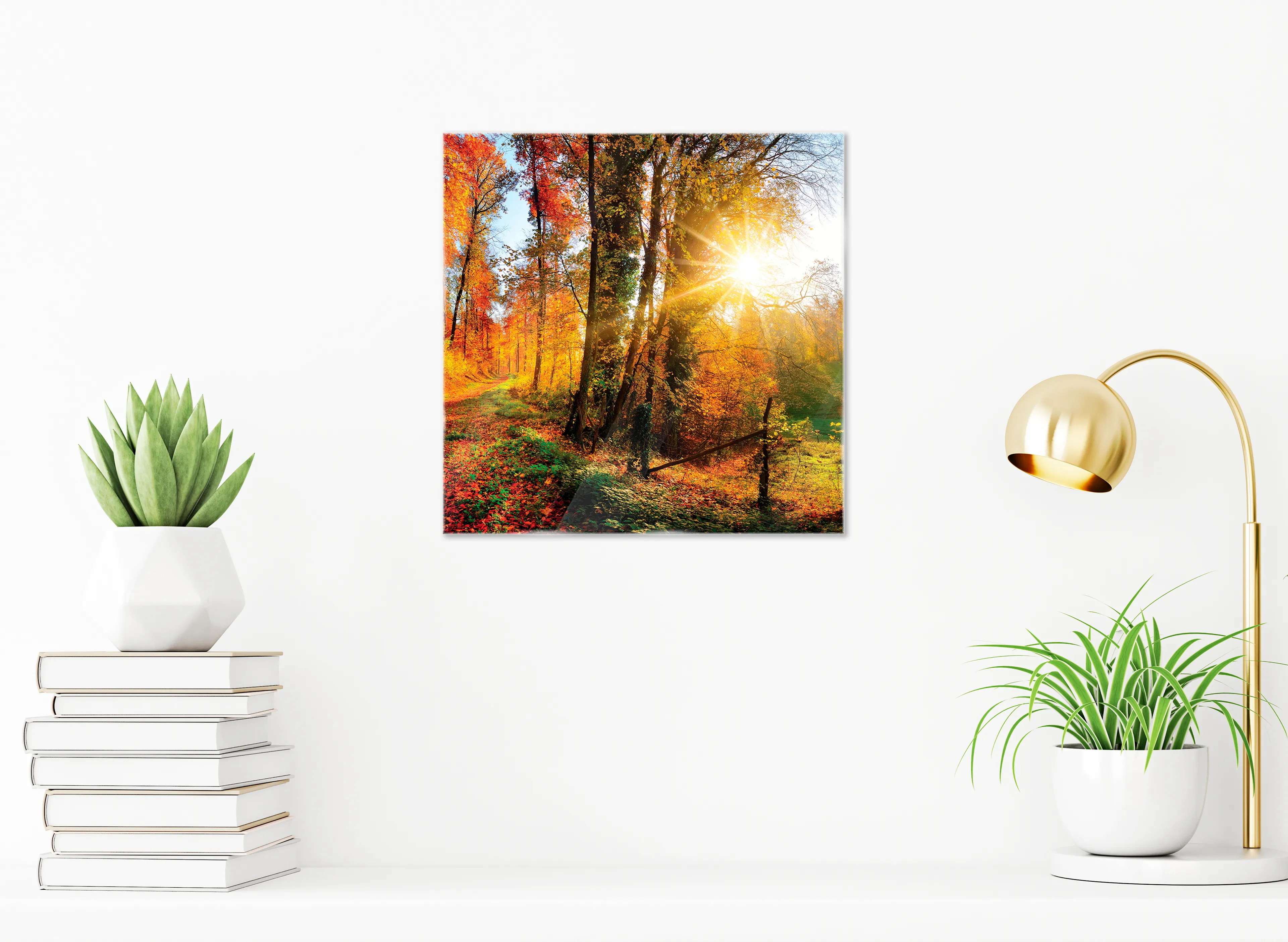Glasbild 30 x 30 cm Sunny Autumn III