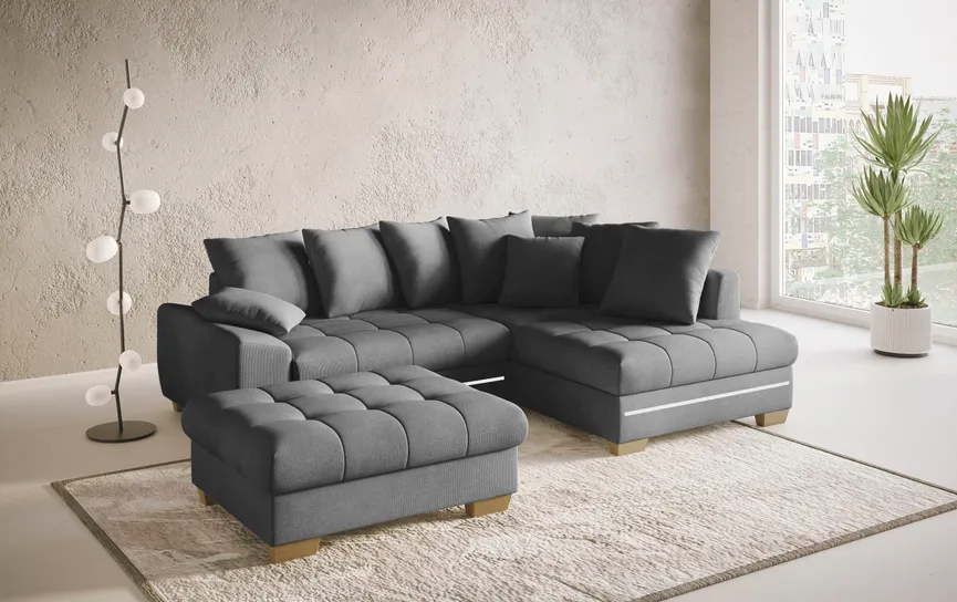 Ecksofa+LED detail