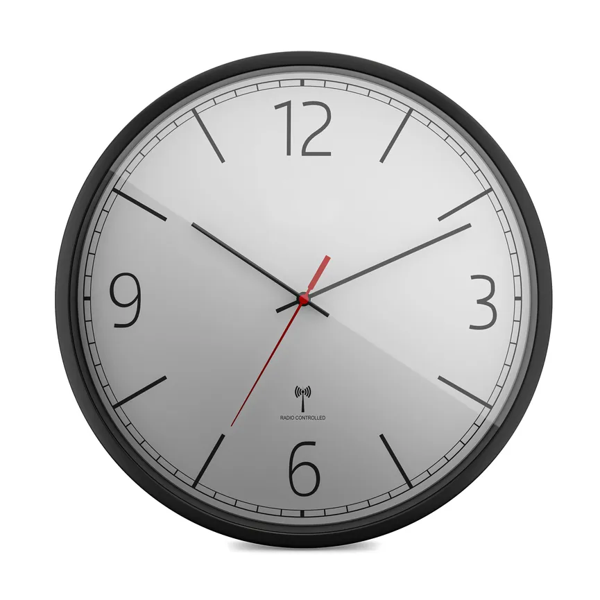 Funk-Wanduhr material_farbe