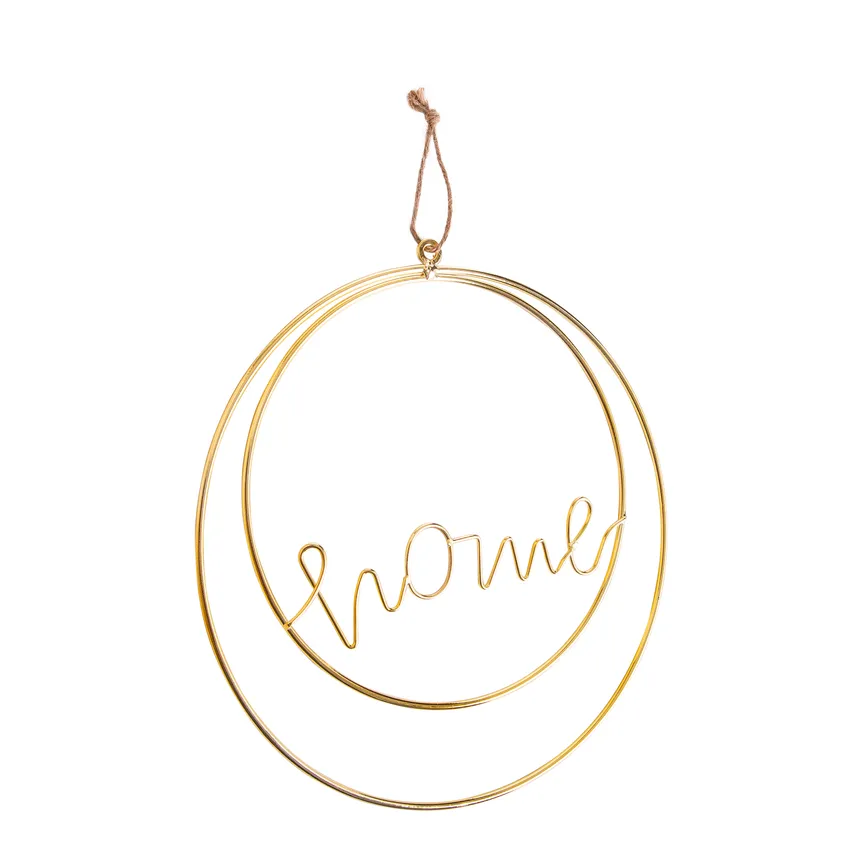 Hänger "Home" gold detail