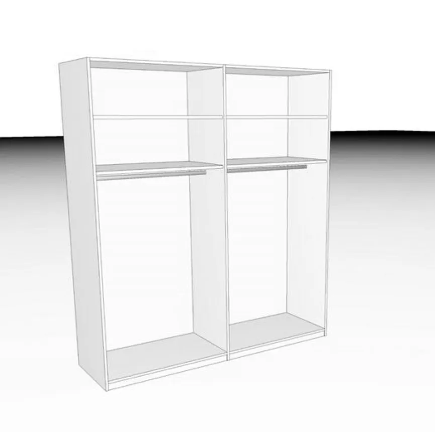 Drehtürenschrank Basic detail