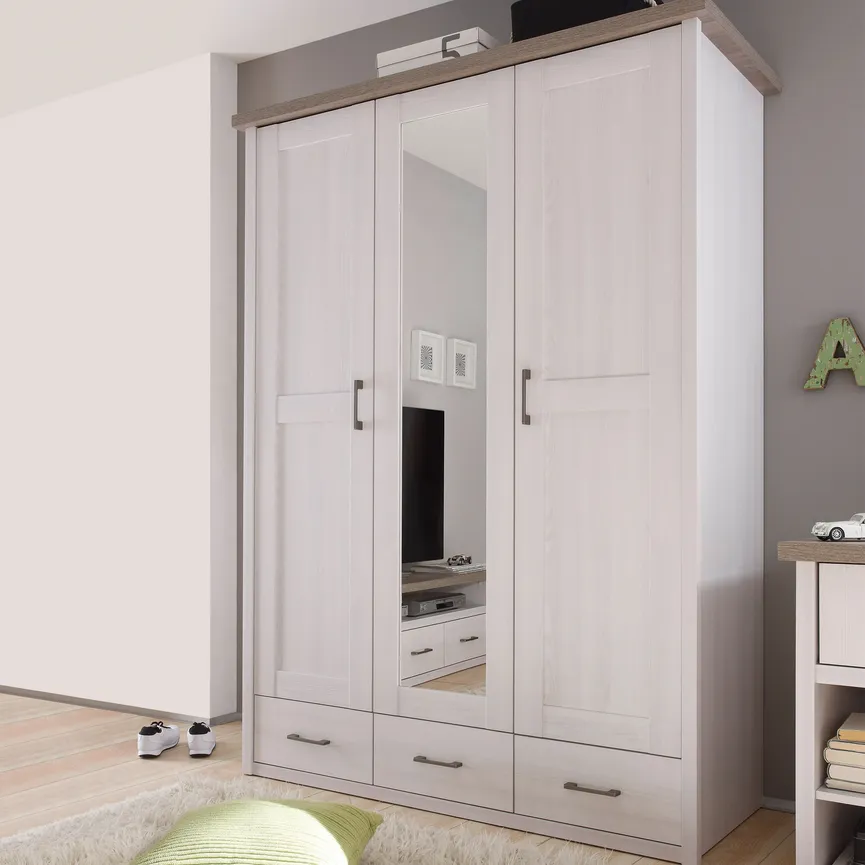 Kleiderschrank 3-trg. milieu