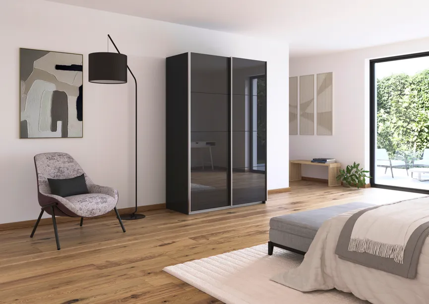 Schwebetürenschrank 2-trg. milieu