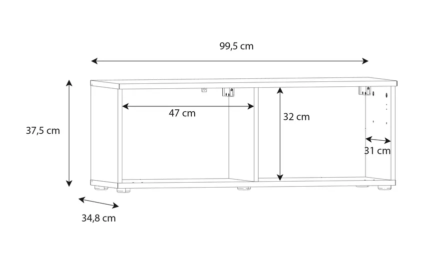 TV-Lowboard detail