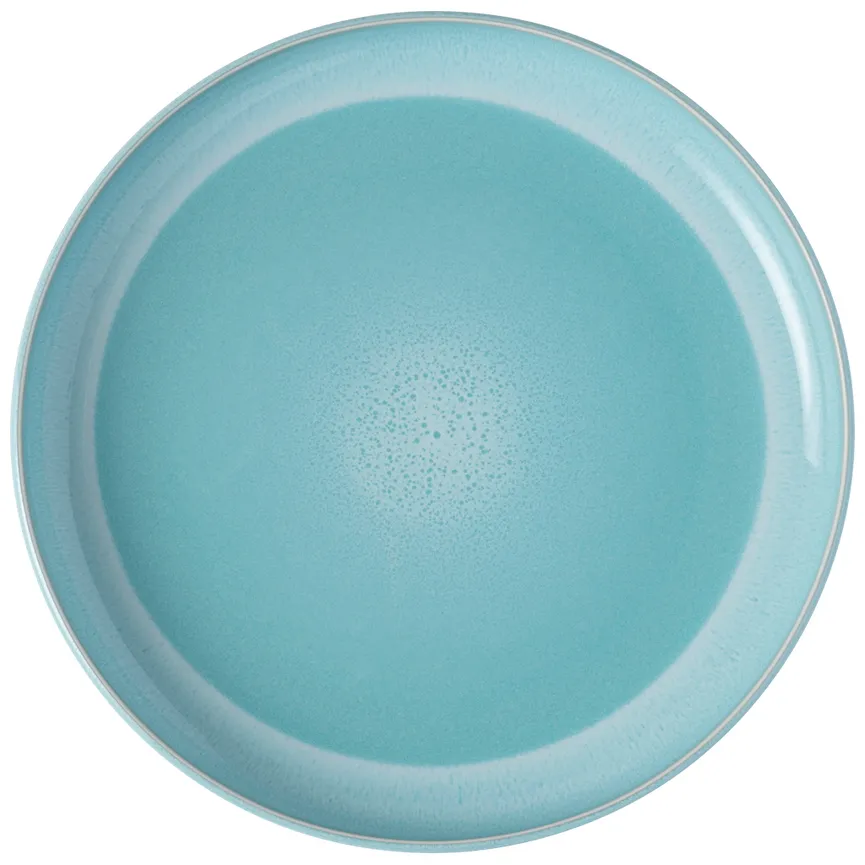 Speiseteller "Perlemor" aqua material_farbe