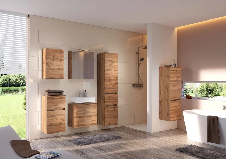 *3D-Spiegelschrank 60 cm milieu