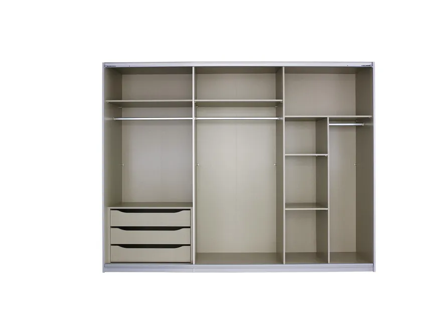 Schwebetürenschrank 2-trg. detail