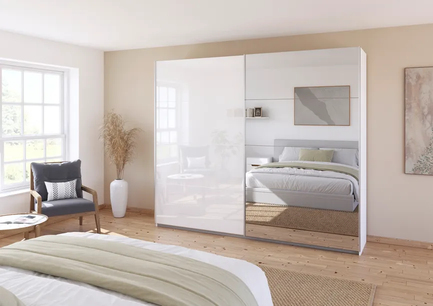 Schwebetürenschrank 2-trg. milieu