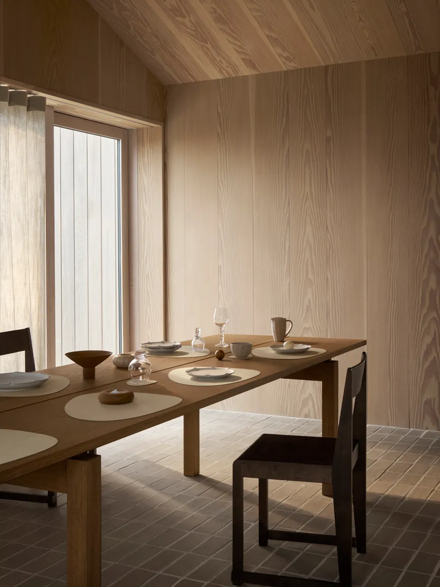 Tischset "Curduroy" vanilla milieu