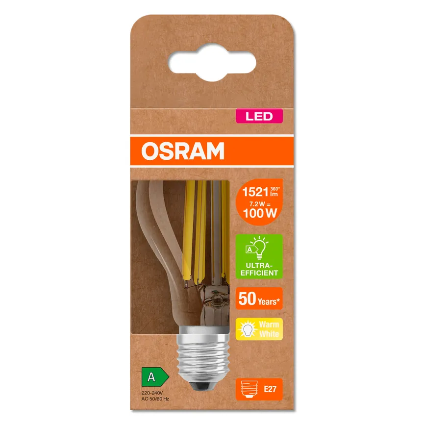 E27/7,2W LED Birne detail