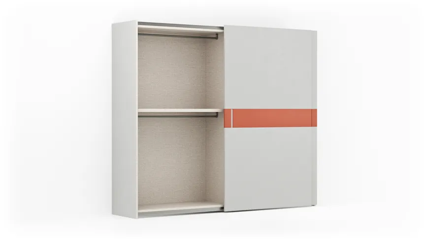 Schwebetürenschrank 2-trg. detail