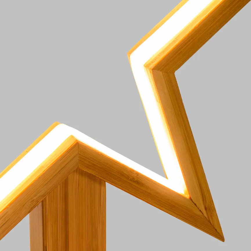 Dekoleuchte "Stern" detail