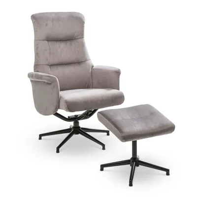 Sessel mit Hocker
