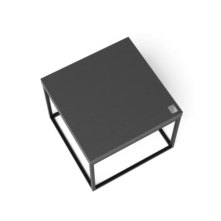 Couchtisch Cube Holzplatte detail