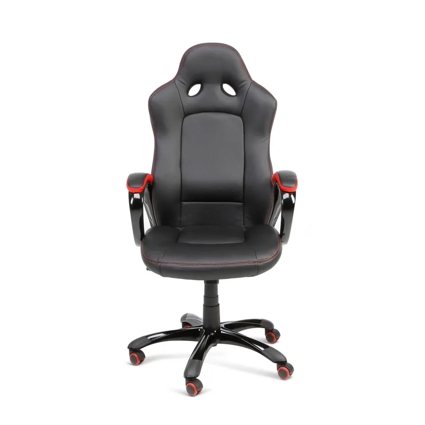 Gamingstuhl schwarz/rot feature