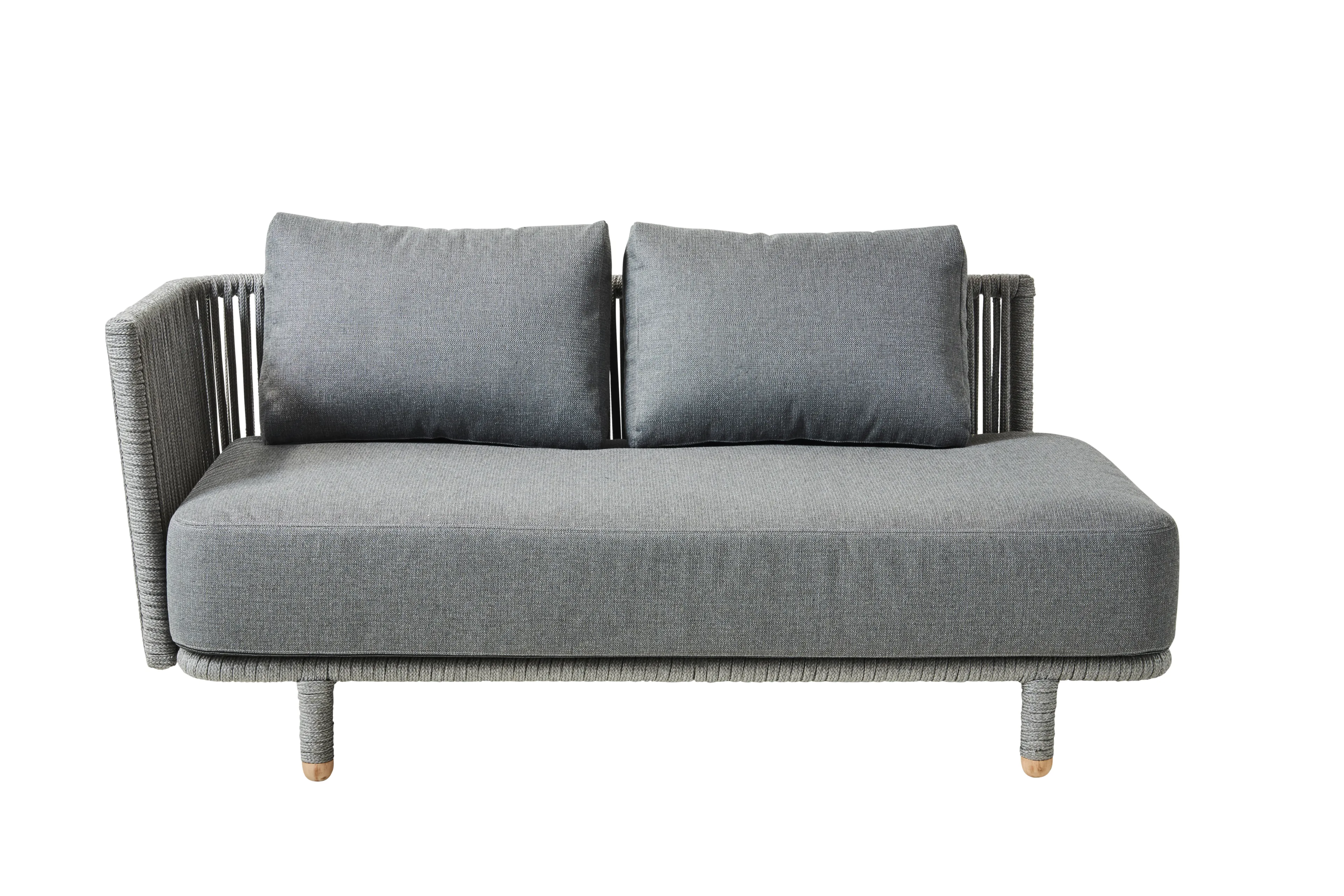 Gartensofa-Modul Moments, Cane-line Rope