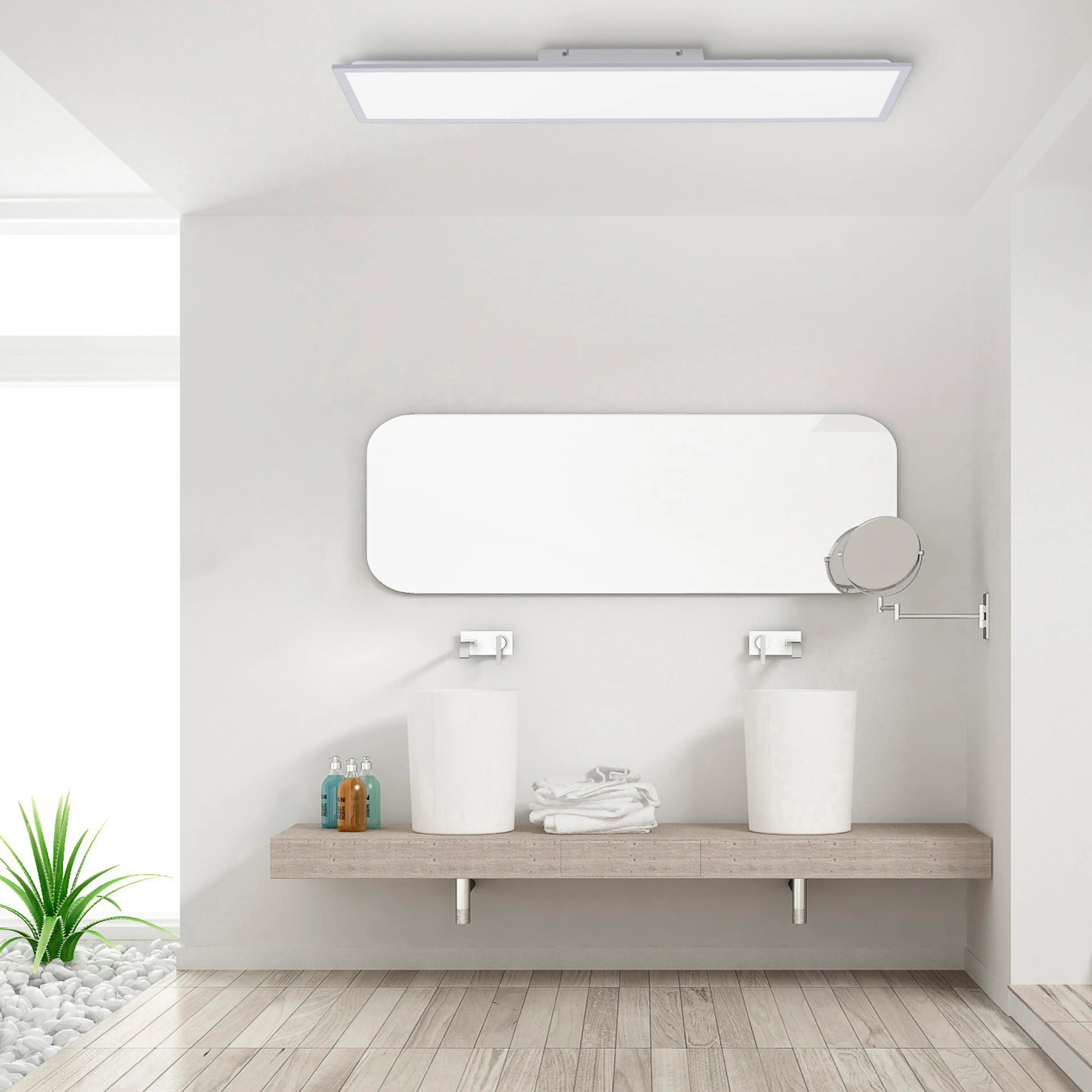 LED-Deckenleuchte Flat