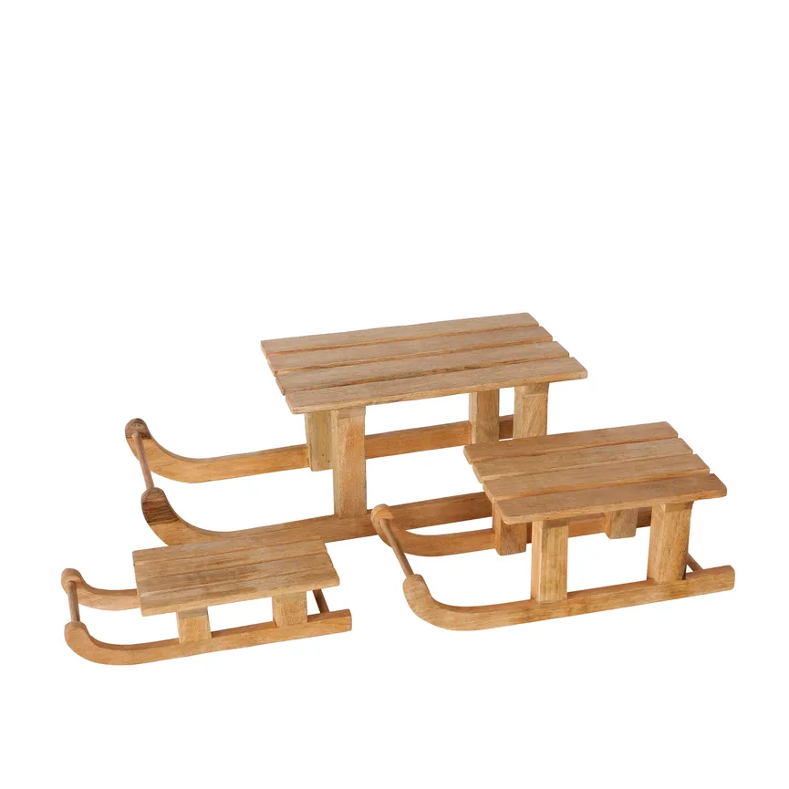 Figur "Huia" Schlitten 3-tlg. hauptaufnahme