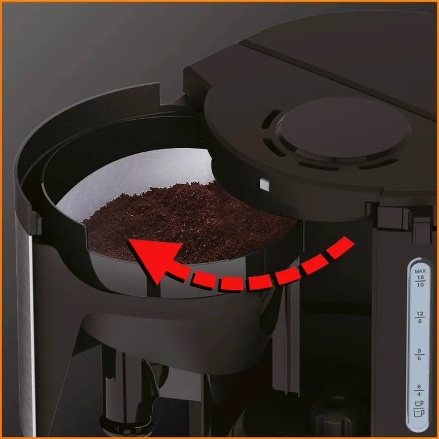 Kaffeemaschine Krups ProAroma detail