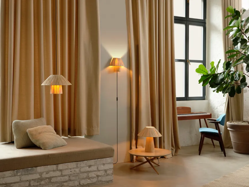 Tischleuchte "Bamboo Paper" milieu