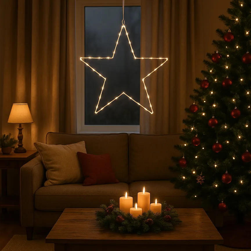 Dekoleuchte "Leuchtstern" hauptaufnahme