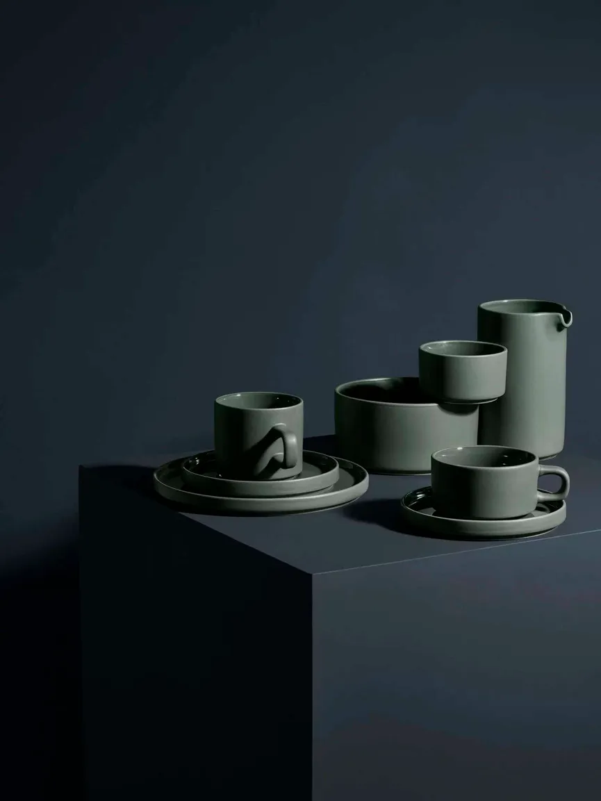 Kaffeetasse "Pilar" moonbean detail