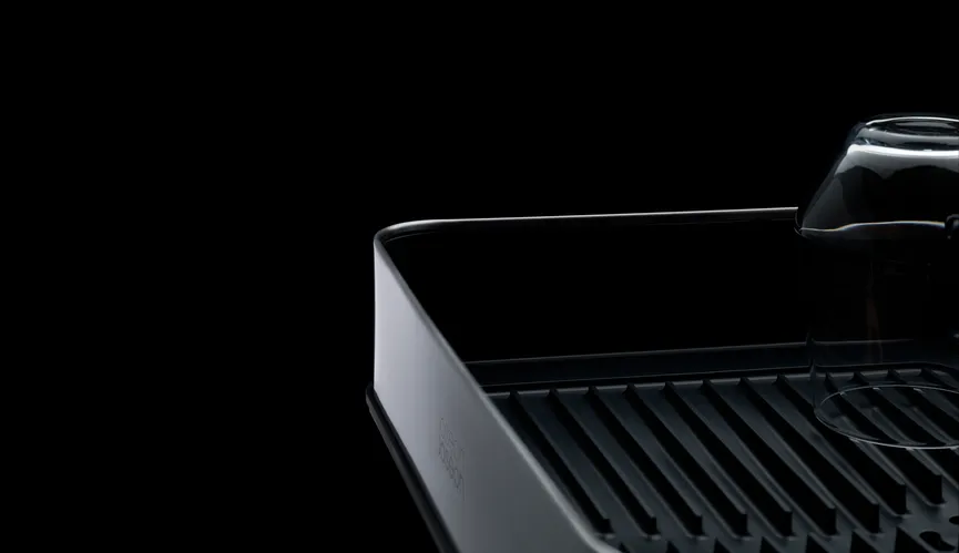 Geschirrabtropfgestell auszieh detail