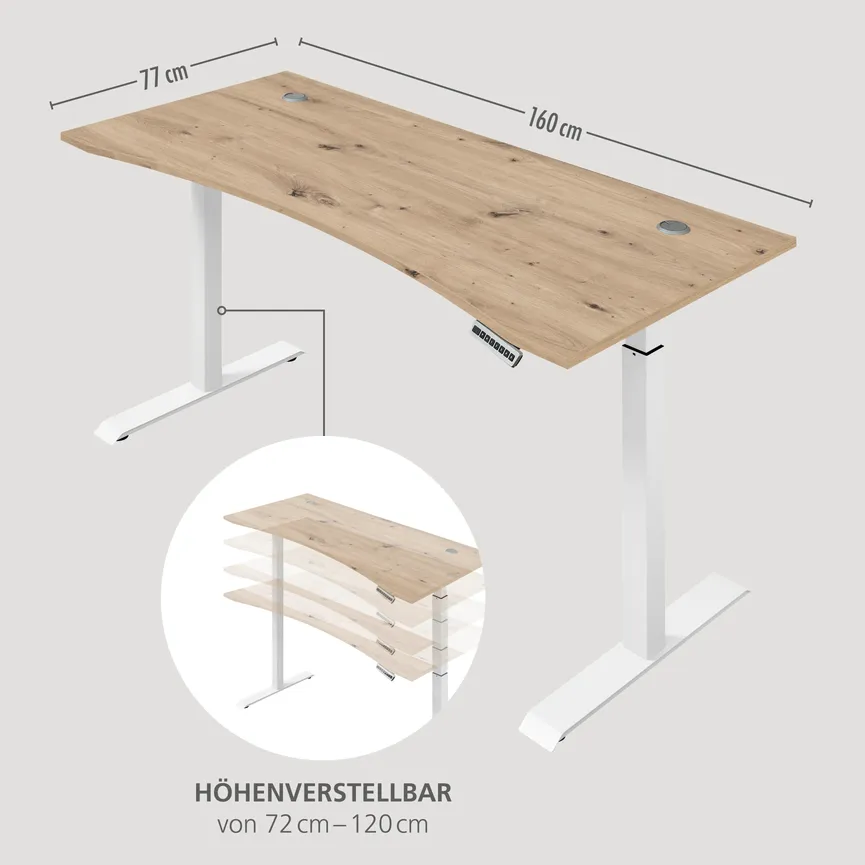 E-Schreibtisch detail