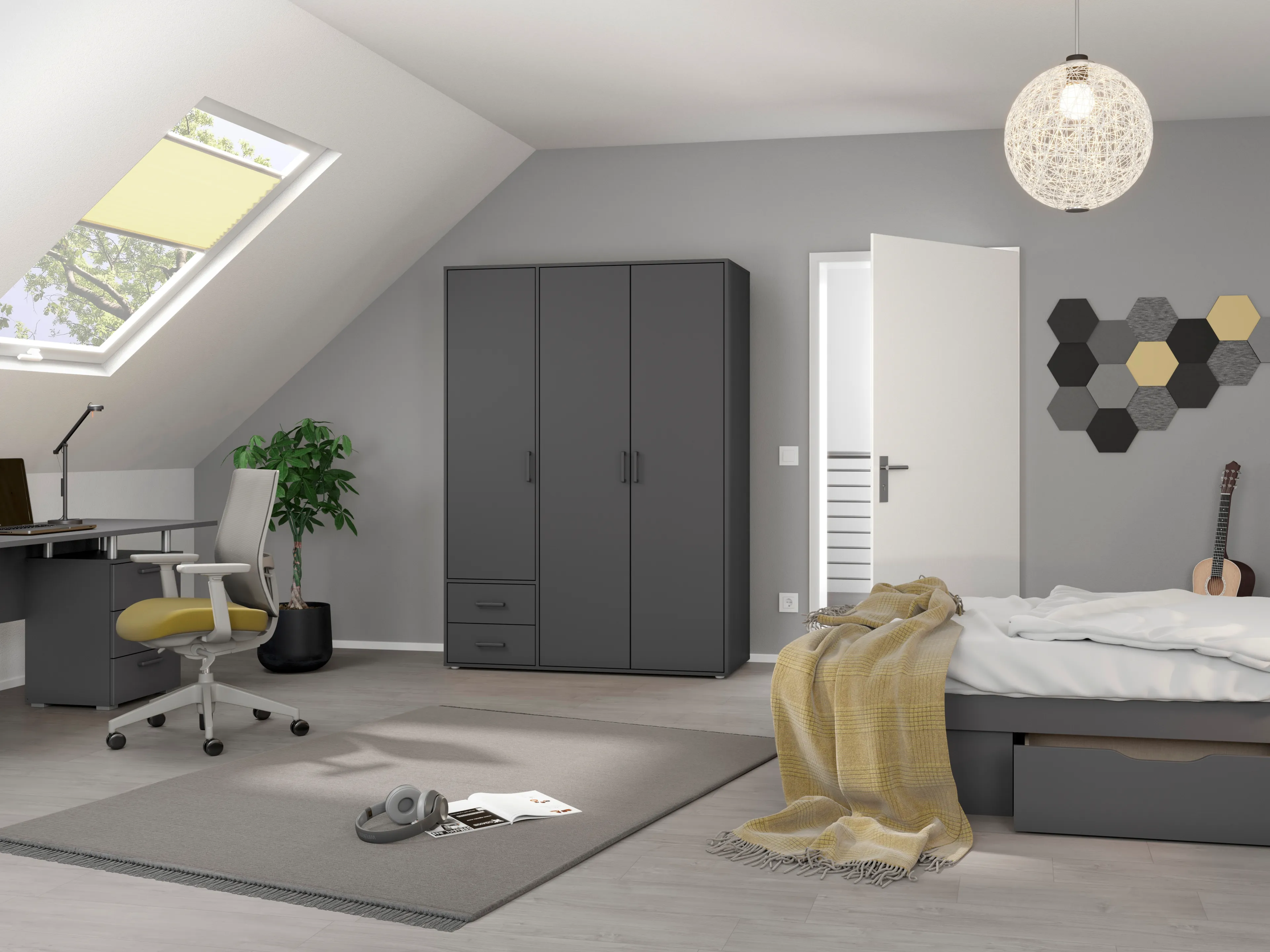 Kleiderschrank Voyager 140 x 194 cm