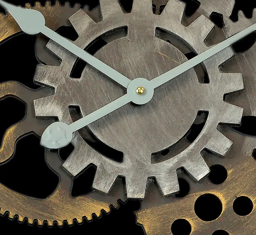 Quarzwanduhr detail