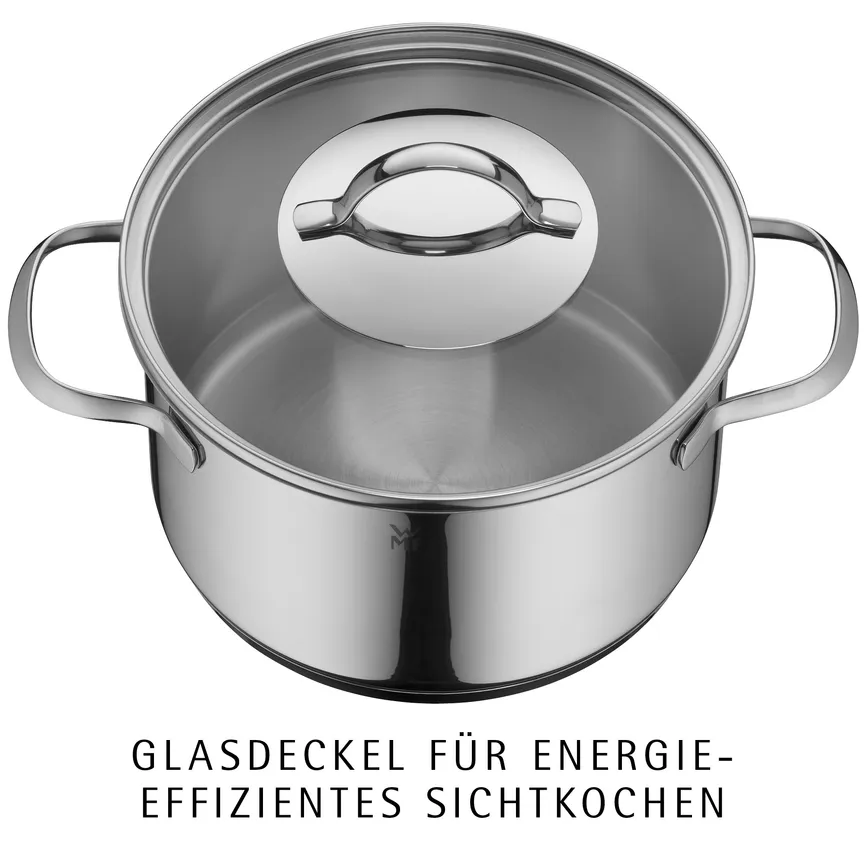 Topfset "Provence Plus" silber detail