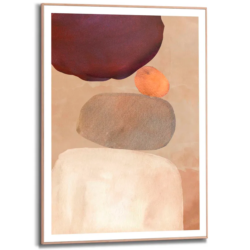 Bild gerahmt "Pebble Play" hauptaufnahme