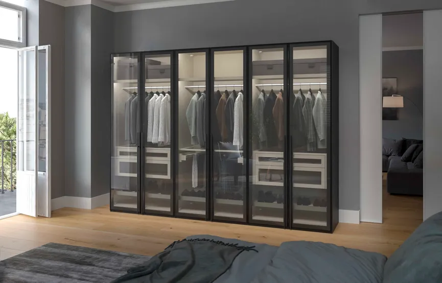 Drehtürenschrank 6-trg. milieu