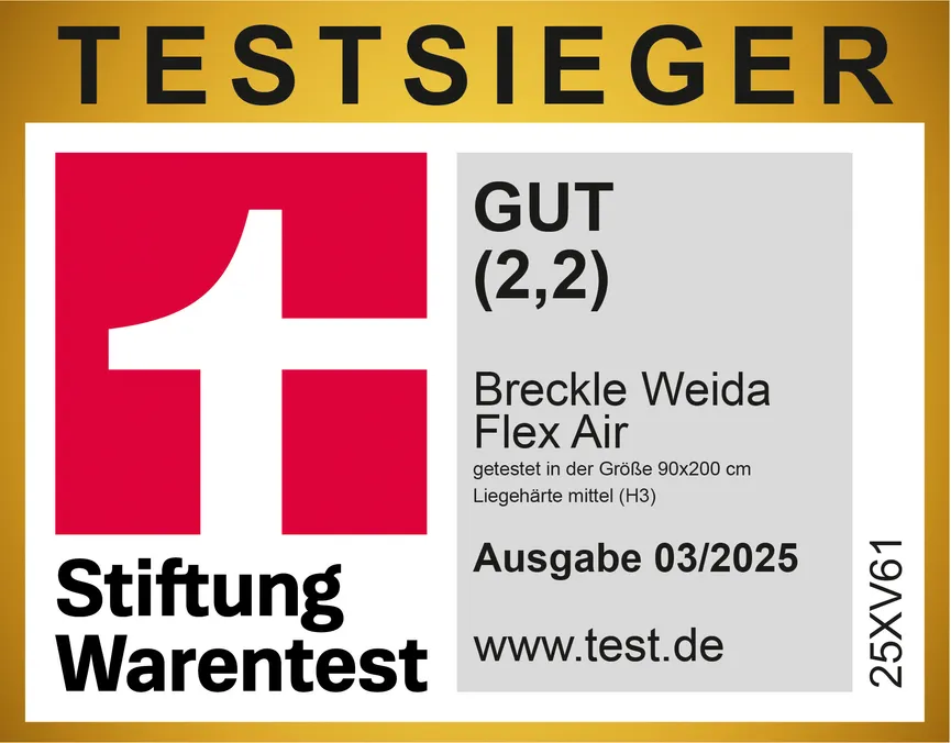 Taschenfederkernmatratze detail