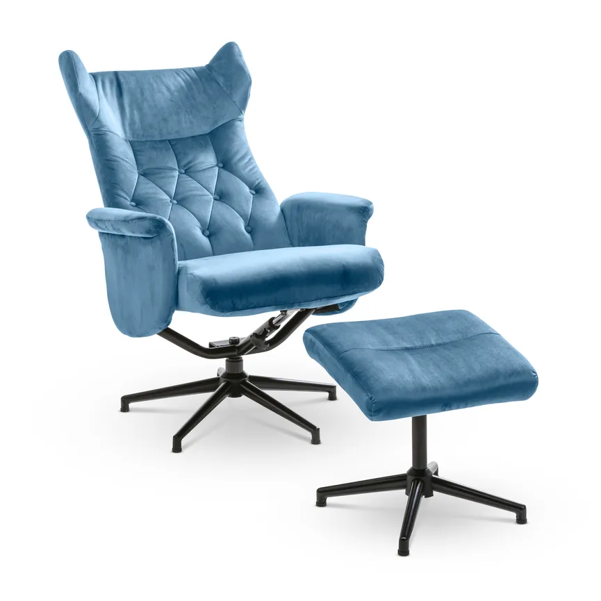 Relaxsessel + Hocker detail