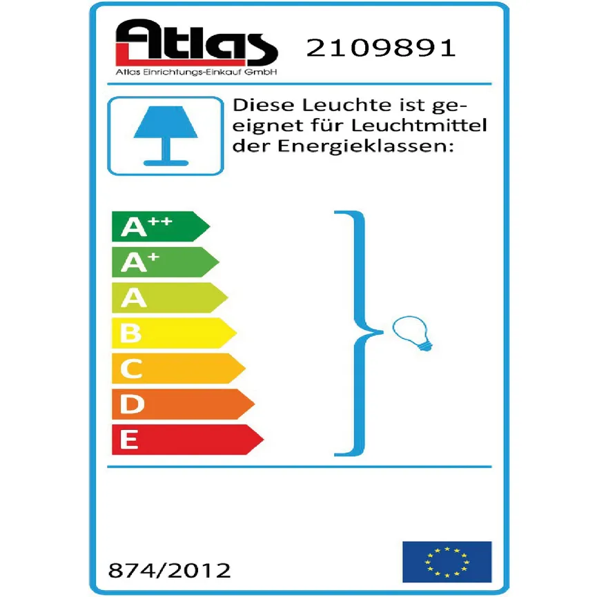 Deckenleuchte "Liese" energielabel