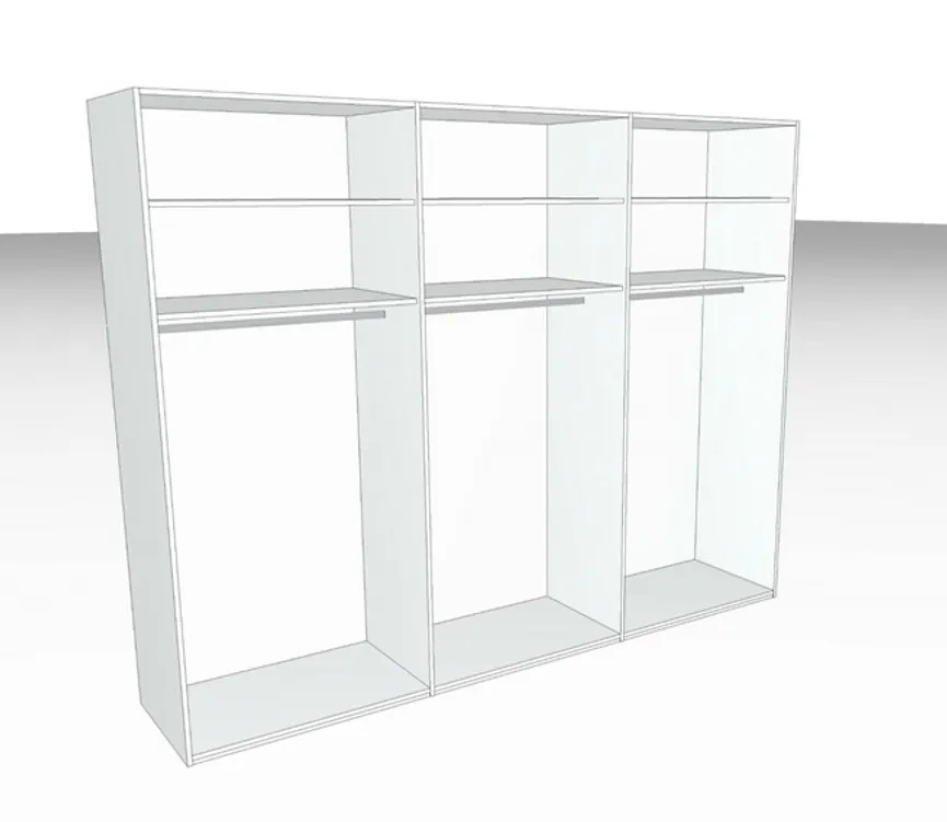 Drehtürenschrank detail