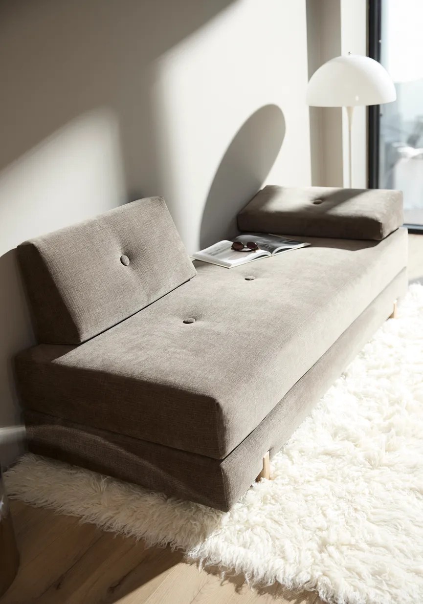 Klappsofa Drip Eiche detail