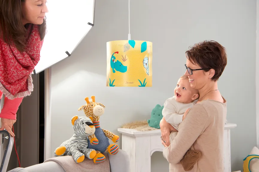 Pendelleuchte "Kuschelzoo" detail