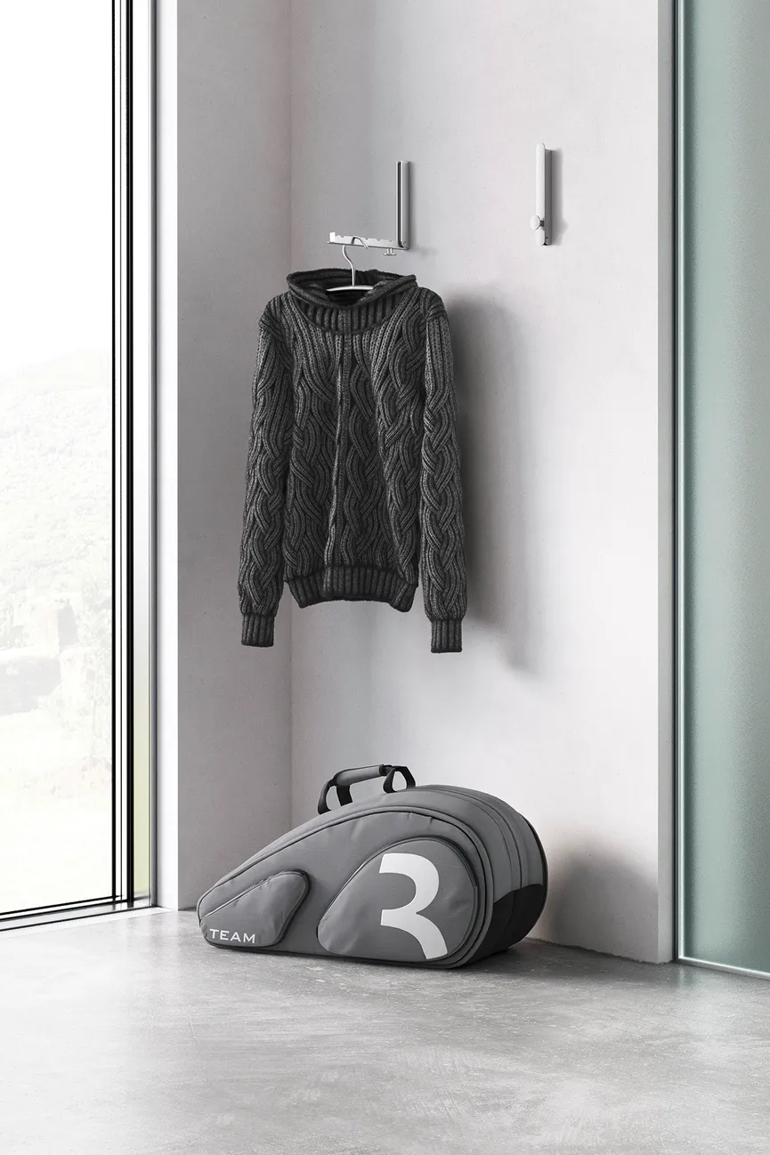 Klapp-Garderobe milieu