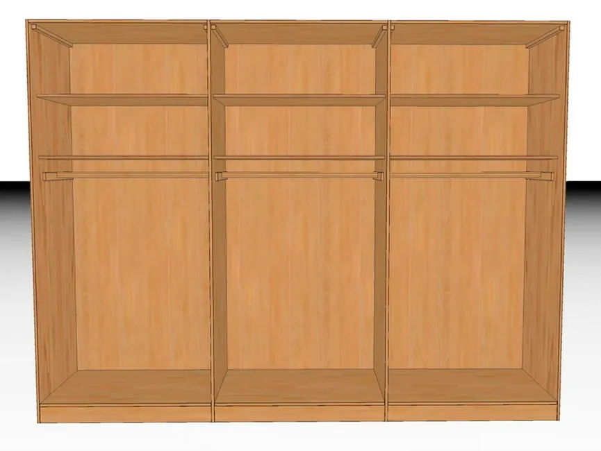 Drehtürenschrank detail