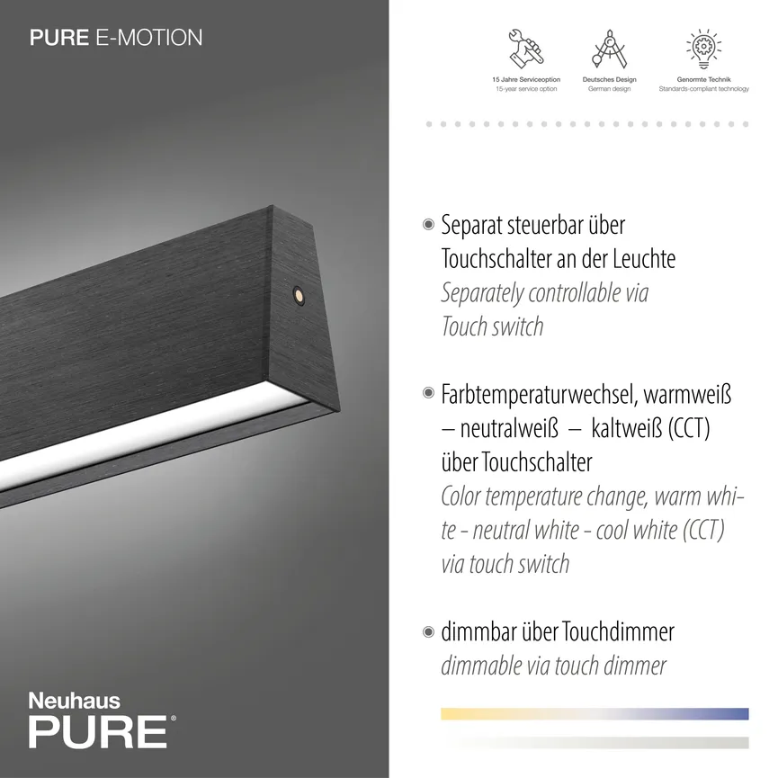 Pendelleuchte "PURE-Motion" detail