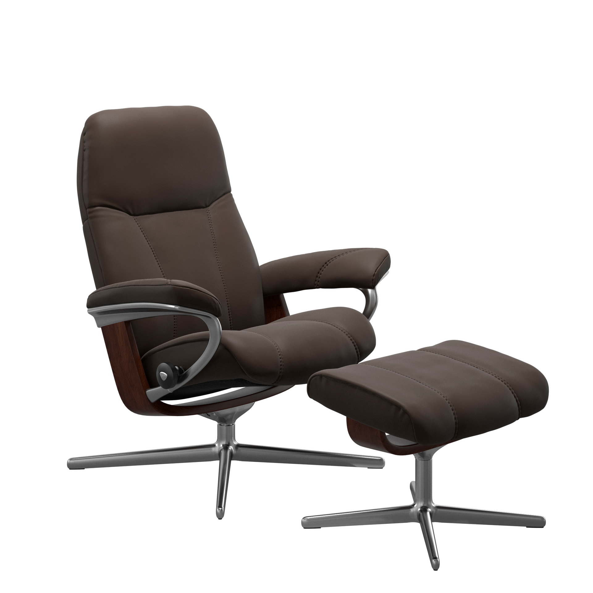 Sessel mit Hocker