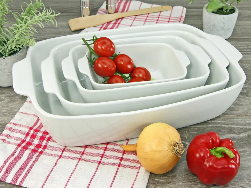 Auflaufform "Big" L weiß milieu