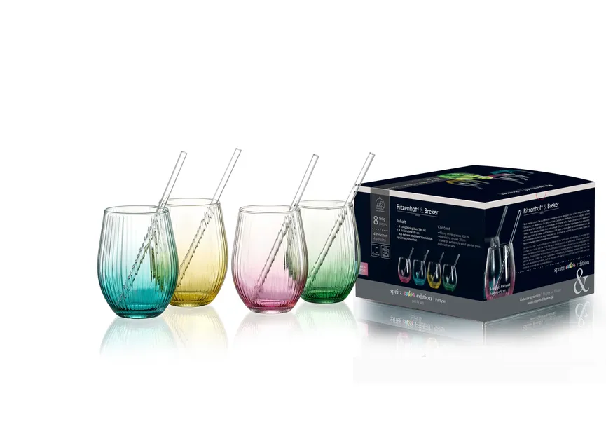 Becher-Set "Spritz" 8-tlg. milieu