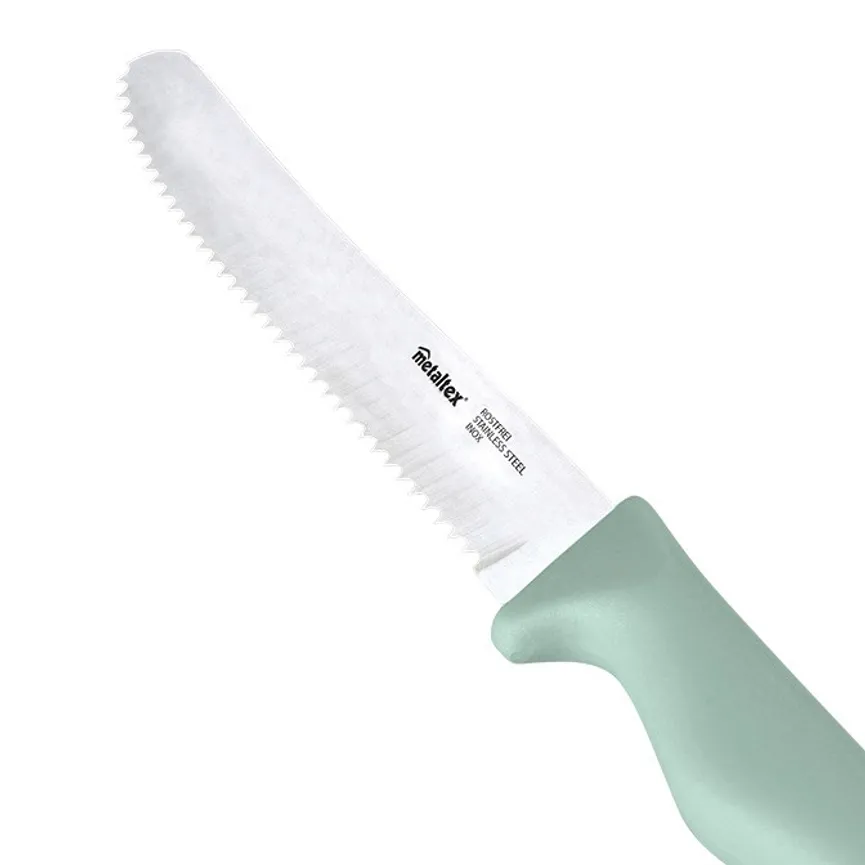 Brotzeitmesser Basic grün detail