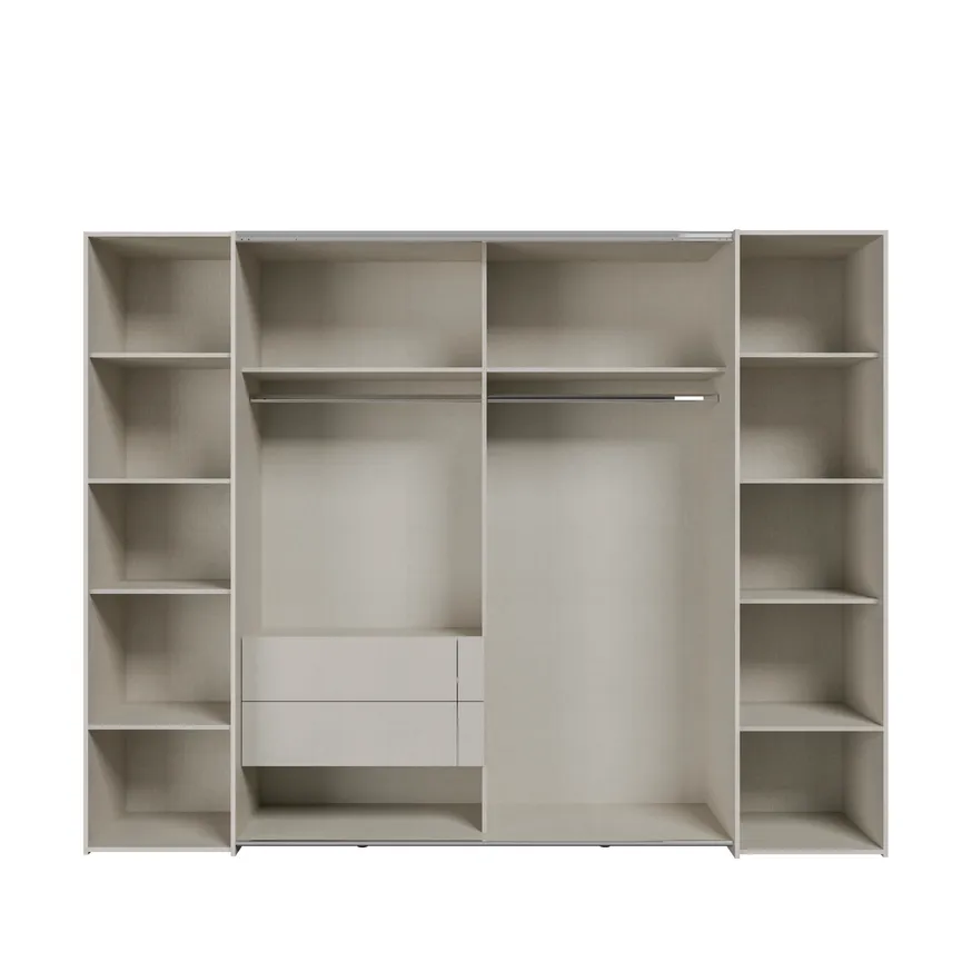 Schwebe-/Drehtürenschrank detail