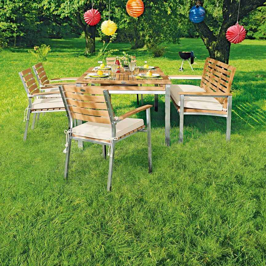 Ausziehtisch m. Schirmloch milieu